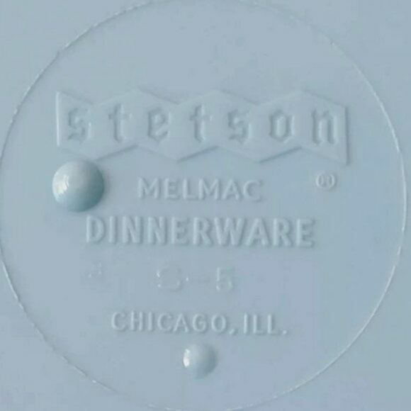 STETSON Melmac Vintage MCM Robin Egg Blue Berry Bowls - Set of 4 - Picture 3 of 7